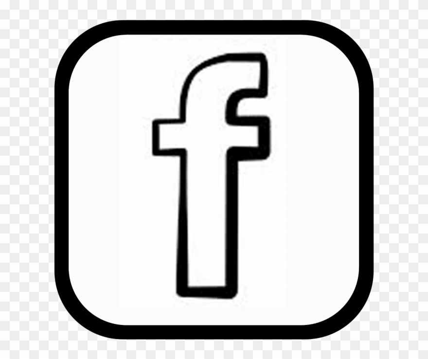 Facebook Png Black And White Clipart
