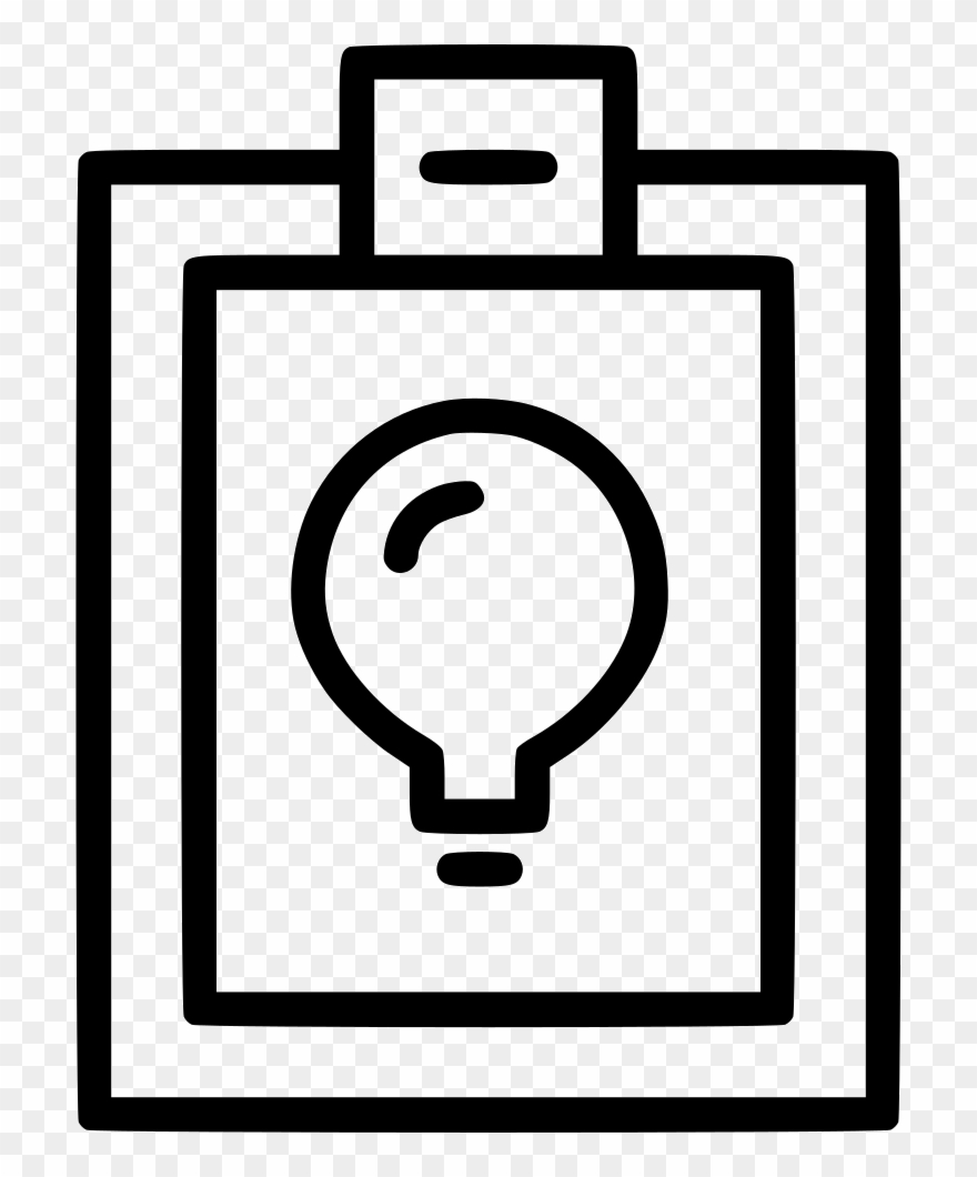 Idea Clipboard Comments - Png Download
