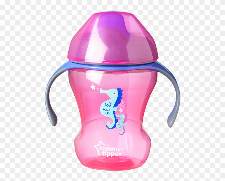 Trainer Sippee Cup, Pink, Sea Horse Clipart