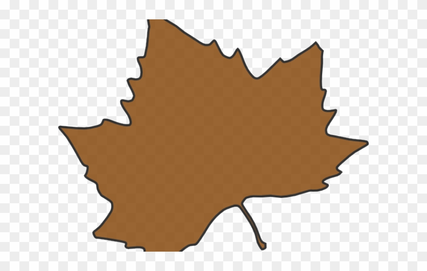 Maple Leaf Clipart Brown - Png Download