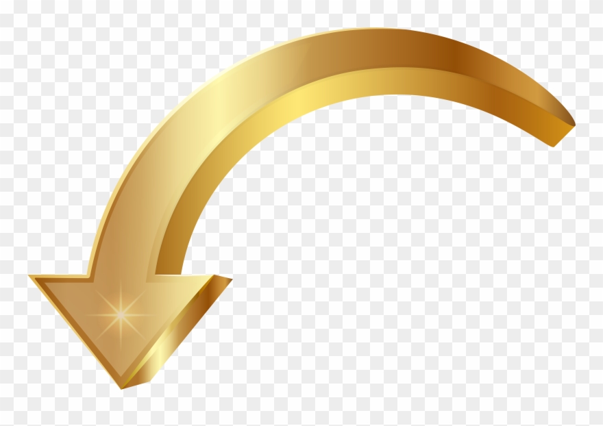 Arrow Gold Png Clip Art Image , Png Download Transparent Png