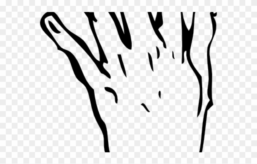 Hand Clipart Outline - Png Download