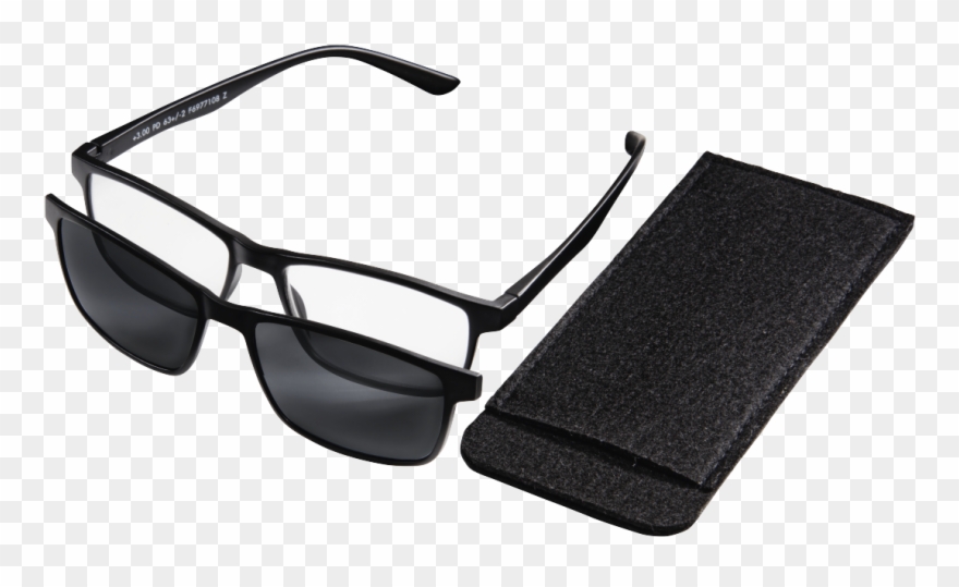 Reading Aid With Magnetic Sun Clip, Plastic, Black, - Png Download