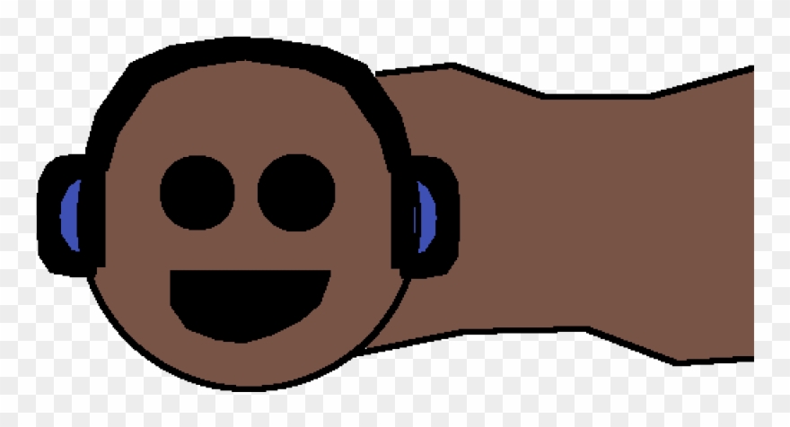 Worm With Headphones Clipart