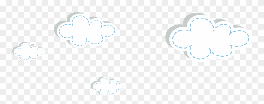 Clouds Light Brand Material Cloth Vector Pattern Clipart - Png Download