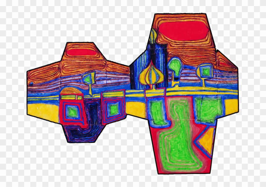 Watercolour On Two Open Envelopes In Drawing Paper Clipart