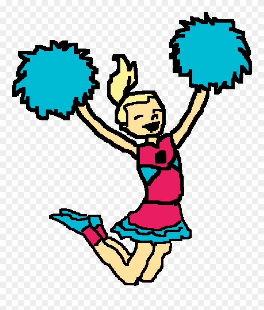 Awesome Cheerleader Clipart