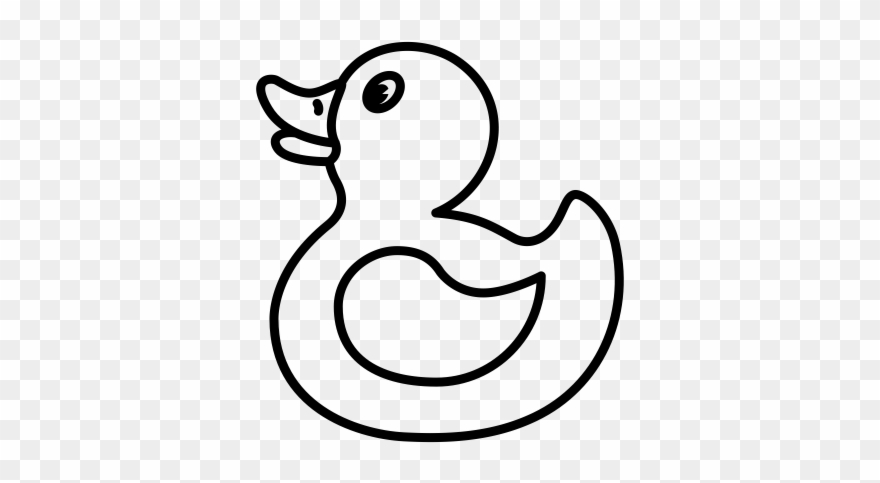 Rubber Duck Rubber Stamp Clipart