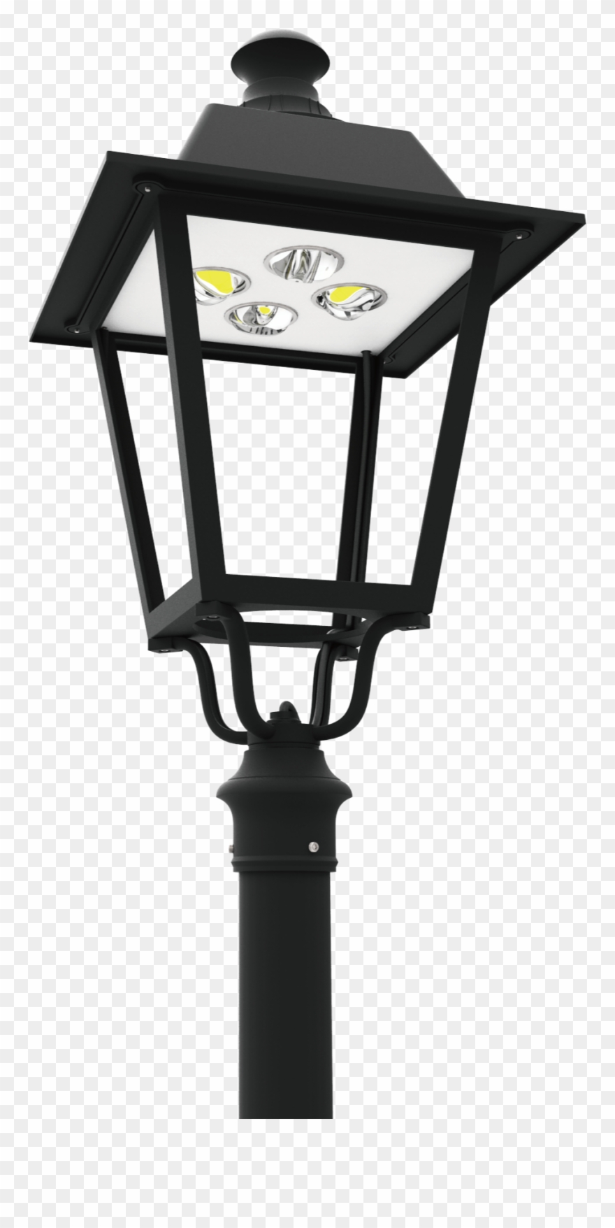 Lamp Post Clipart Park Light - Png Download
