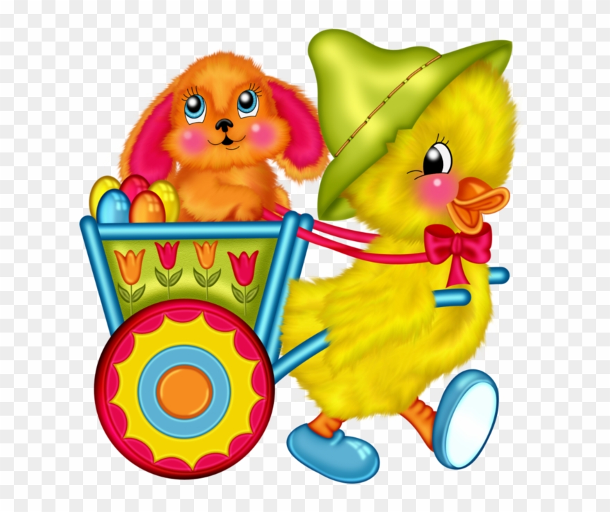 Påske Dekoration - Piggy Side Clipart