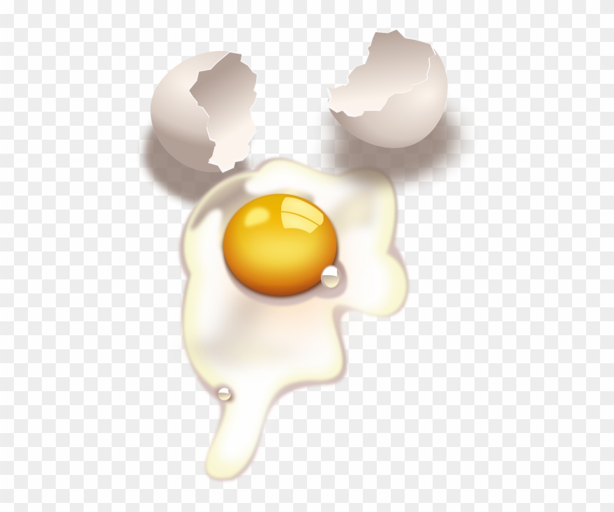Cracked Egg Clip Art - Png Download