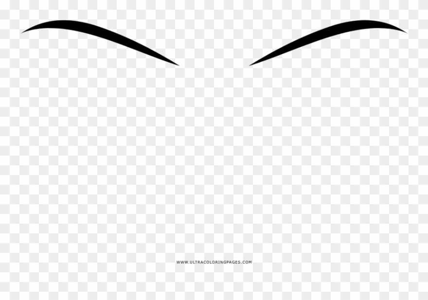Eyebrows Coloring Page Clipart