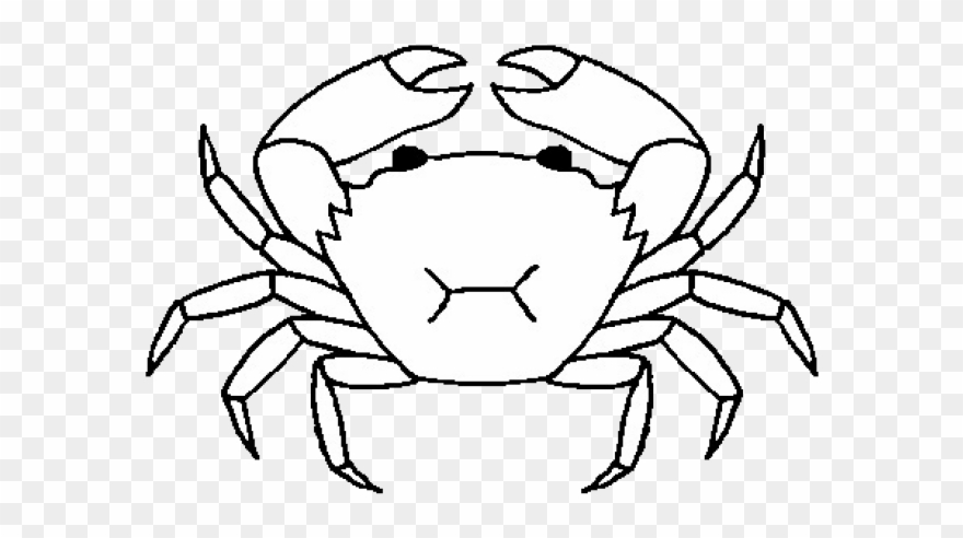 Marina Clipart Crab Drawing - Png Download
