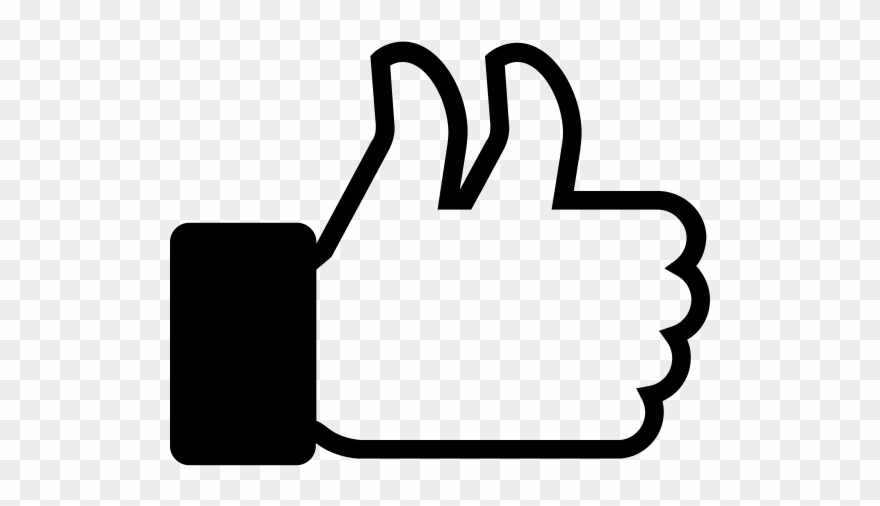 Double Thumbs Up Rubber Stamp Clipart