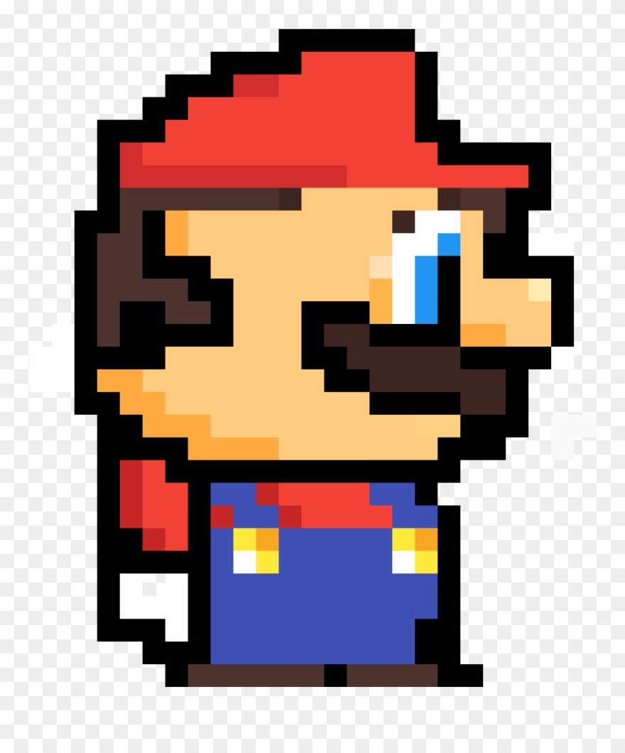Small Mario - Anime Eyes Clipart