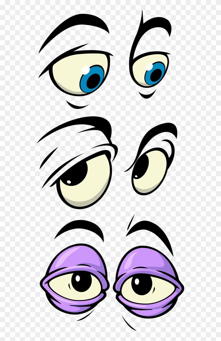Drawing Cartoon Eyes Clipart