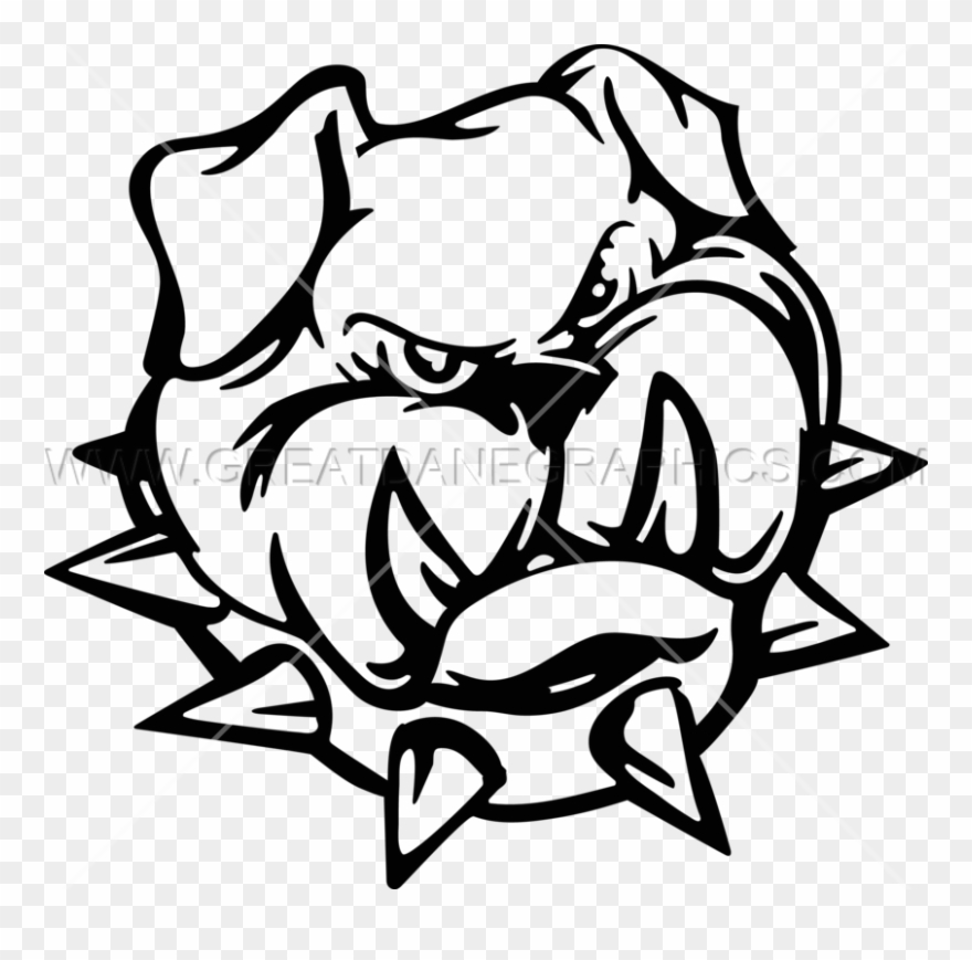 Bulldog Head Production Ready Clipart