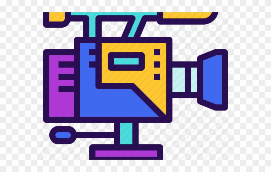 Video Recorder Clipart Cinematography - Png Download