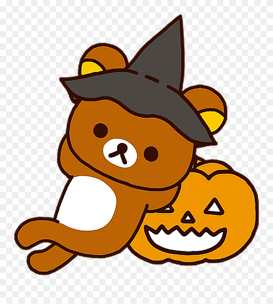 Cute Pumpkin Hat Colorful Clipart