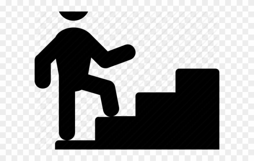 Stairs Clipart Silhouette - Png Download