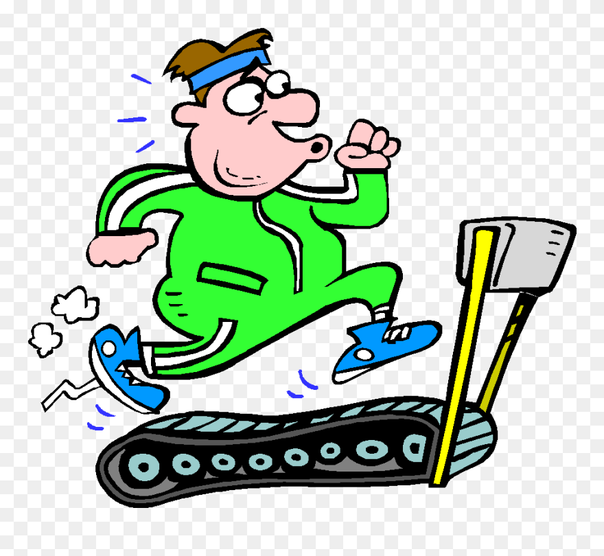 Treadmill Clipart Different Exercise - Png Download