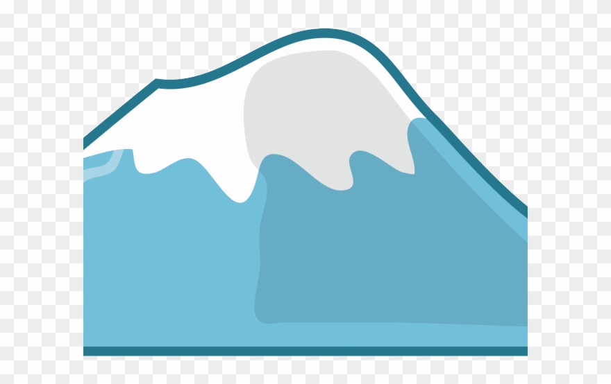 Drawn Mountain Snow Mountain Clipart