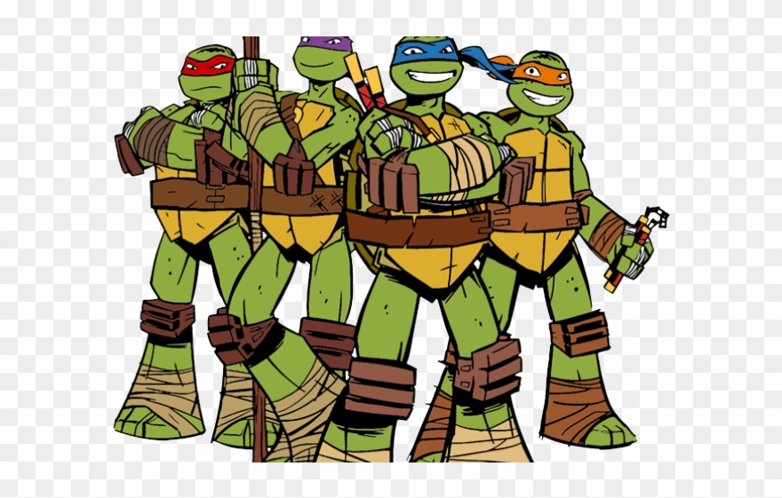 Tmnt Clipart Christmas - Png Download