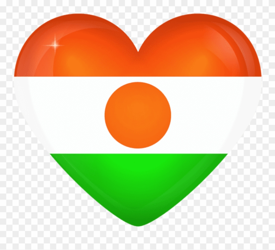 Free Png Download Niger Large Heart Flag Clipart Png Transparent Png