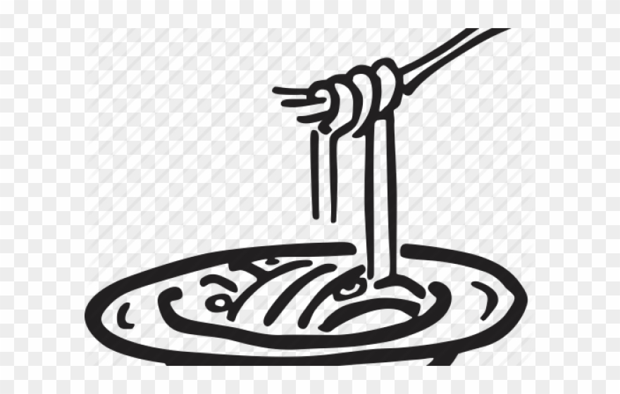 Drawn Pasta Bowl Spaghetti Clipart