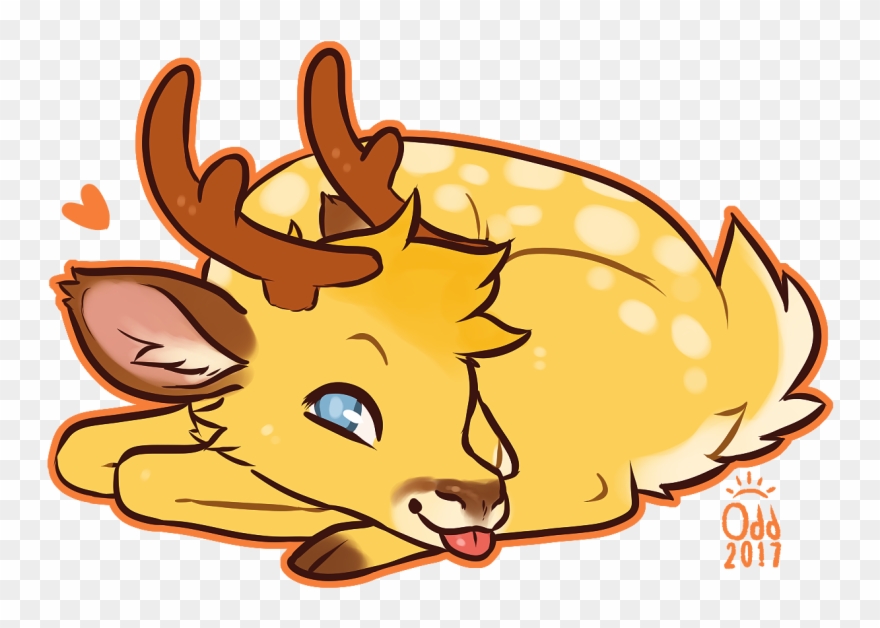Spotted Deer Spotted A Comfy Spot Clipart