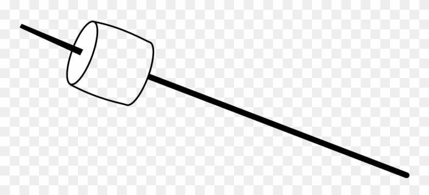Marshmallow Stick Candy Clipart