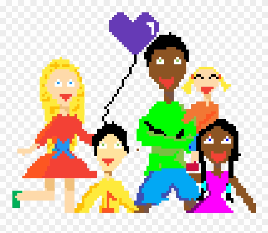 Our Happy Little Family Clipart