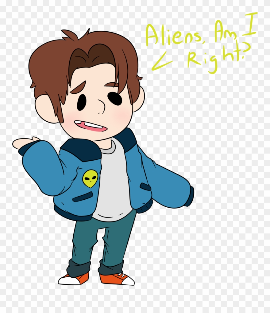 Lil' Mulder From The X-files Children Book Clipart