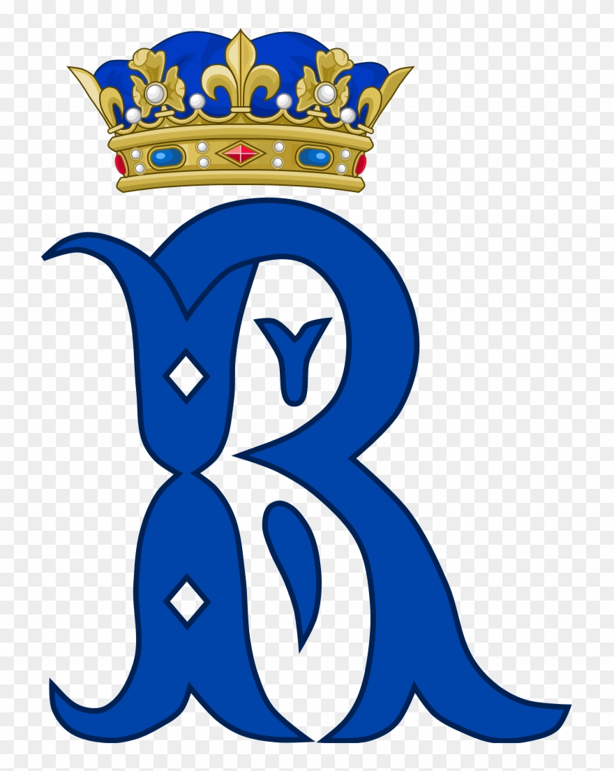 Royal Monogram Of Princess Renée Of France Clipart