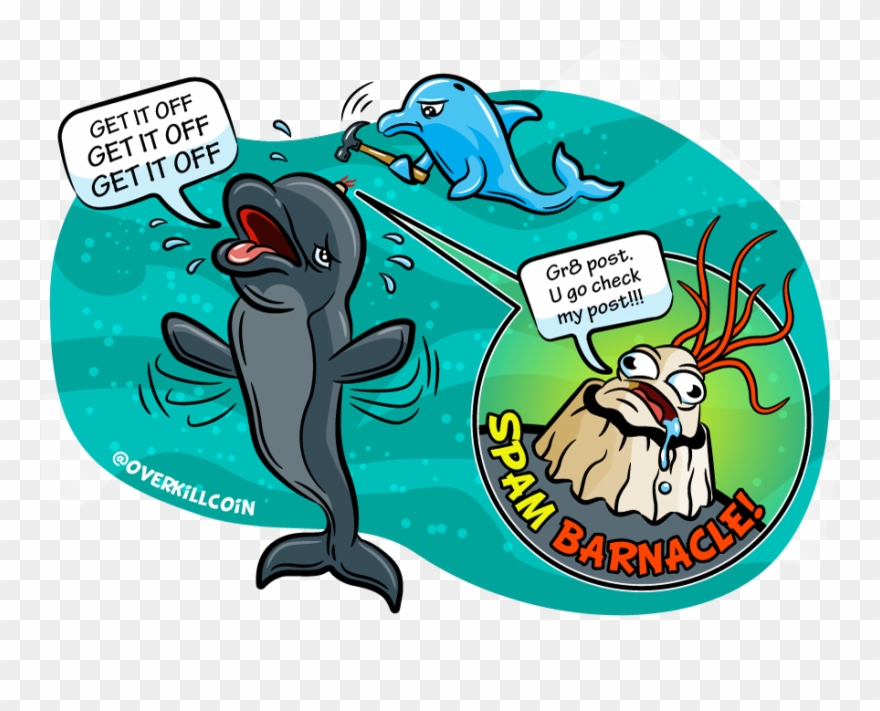 Blue Whale Clipart Barnacle Clipart - Png Download