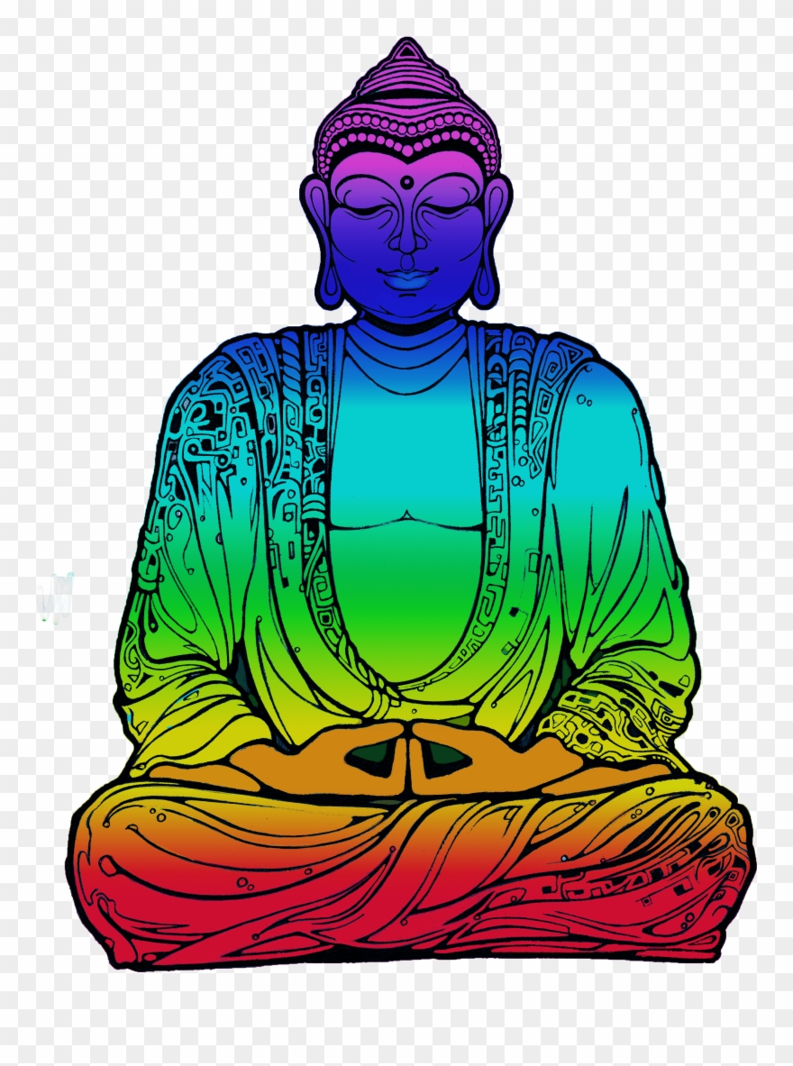 Buddha Painting Art Print Clipart