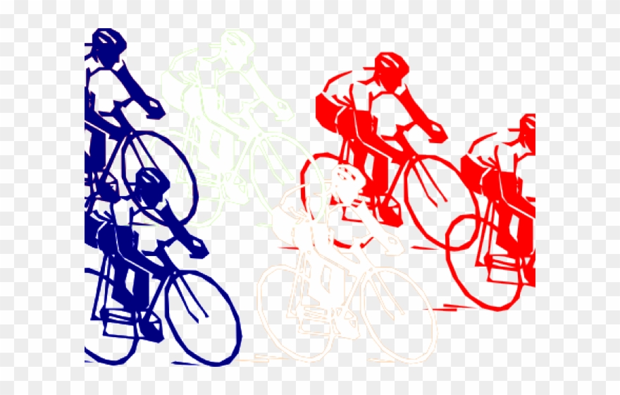 Cycling Clipart Bike Rider - Png Download
