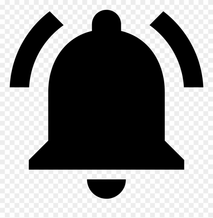 Download Notification Bell Black Png Images Background Clipart