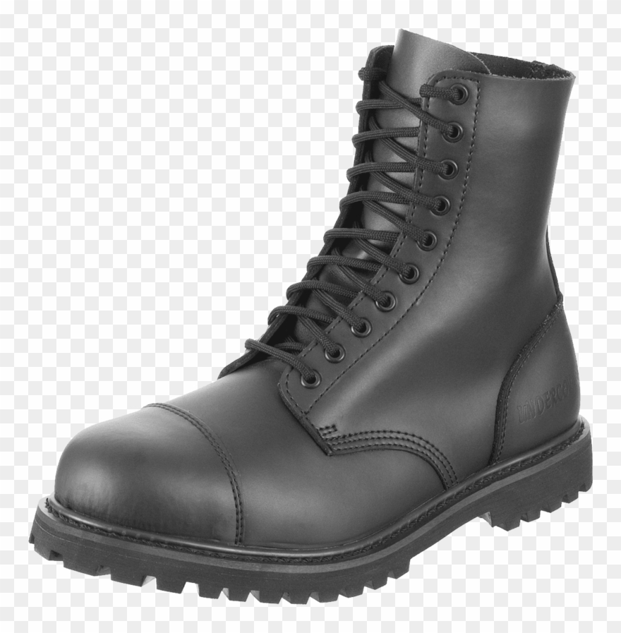 Black Army Boots Clipart