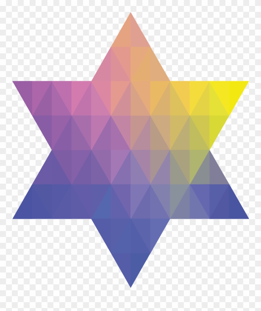 Geometric Jewish Star Of David Ii Clipart