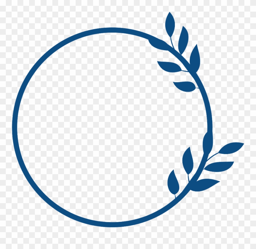 Wreath Leaves Leaf Circle Wrap Blue Black Fall Ftestick Clipart