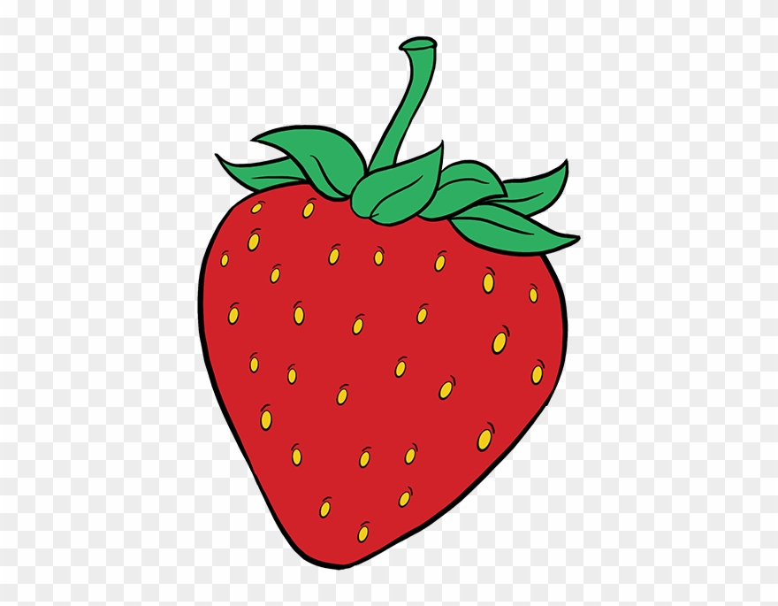 How To Draw Strawberry Clipart