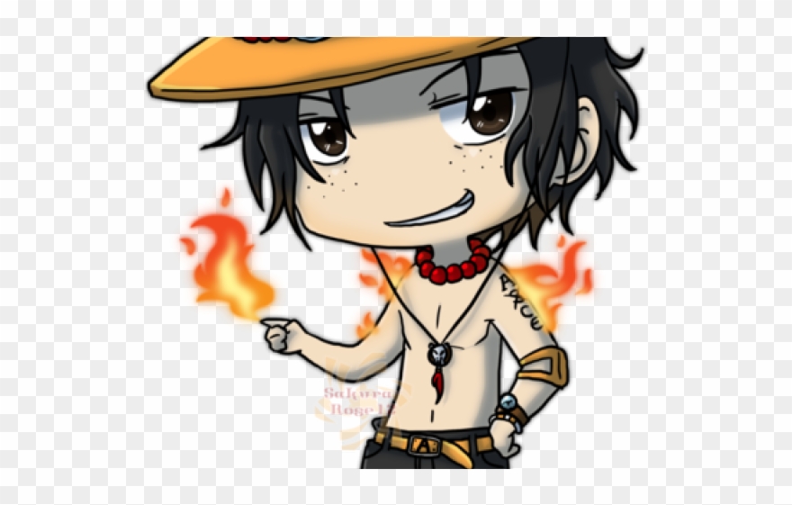 One Piece Clipart Ace - Png Download