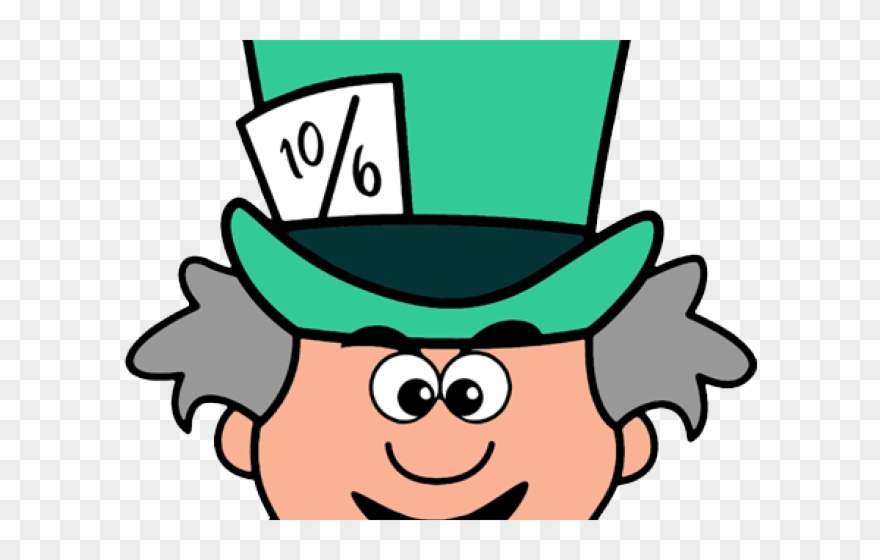 Top Hat Clipart Mad Hatter - Png Download