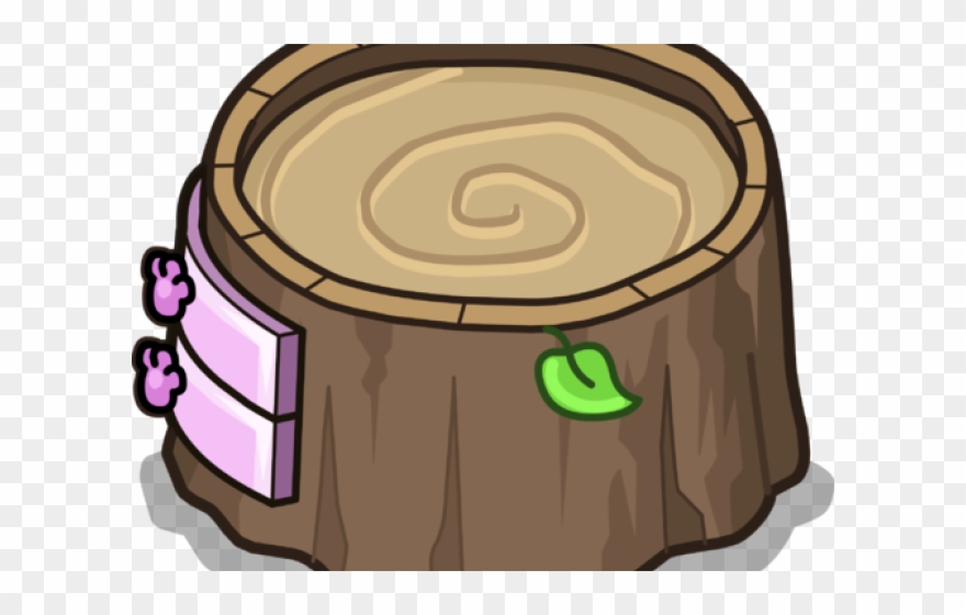 Stump Clipart Anime Tree - Png Download