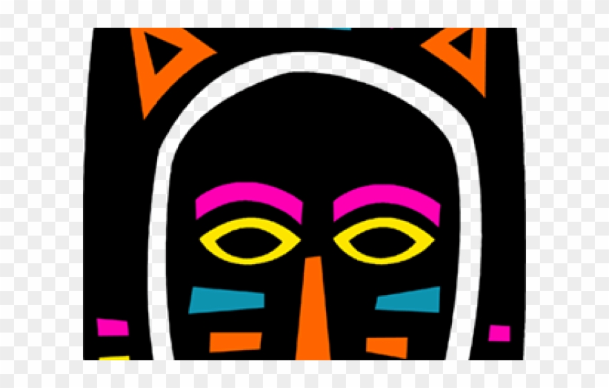 Africa Clipart African Mask - Png Download