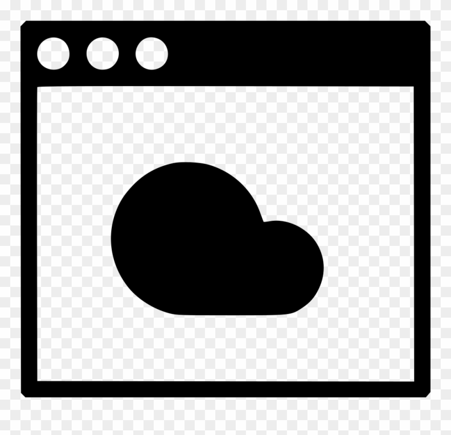 Window Cloud App Comments Clipart