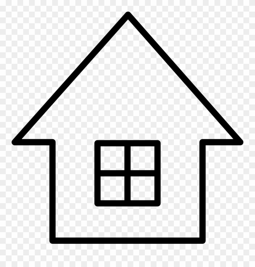 Home With Window Comments Clipart