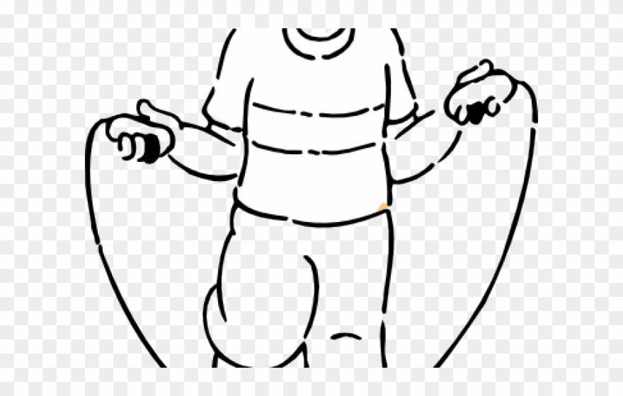 Jump Clipart Black And White - Png Download