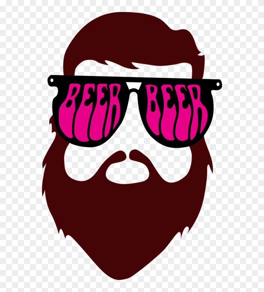 Beard Man Tee Clipart